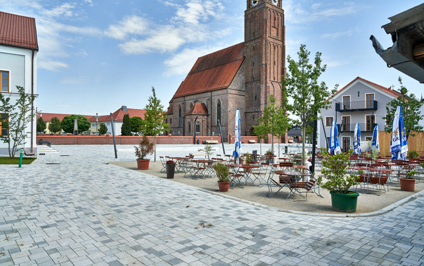 Kirchplatz Geisenhausen © bauchplan ).( - Photo: David Riek